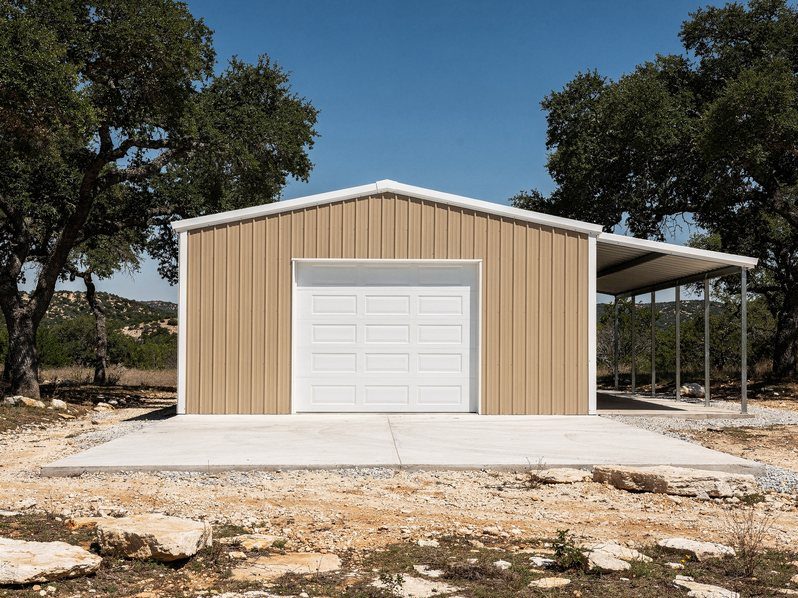 40x60 Shop with Lean-To, Katy TX